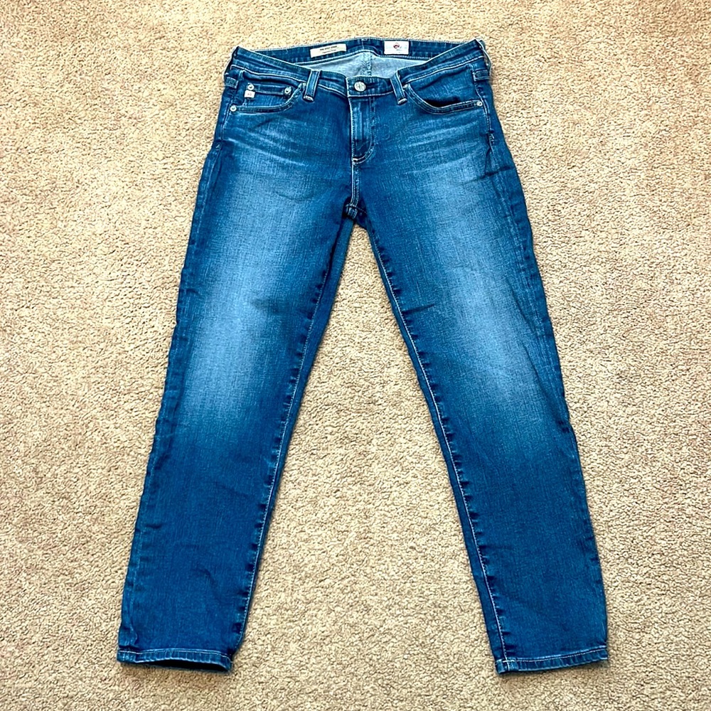 AG Adriano Goldschmied Blue Ankle Jeans